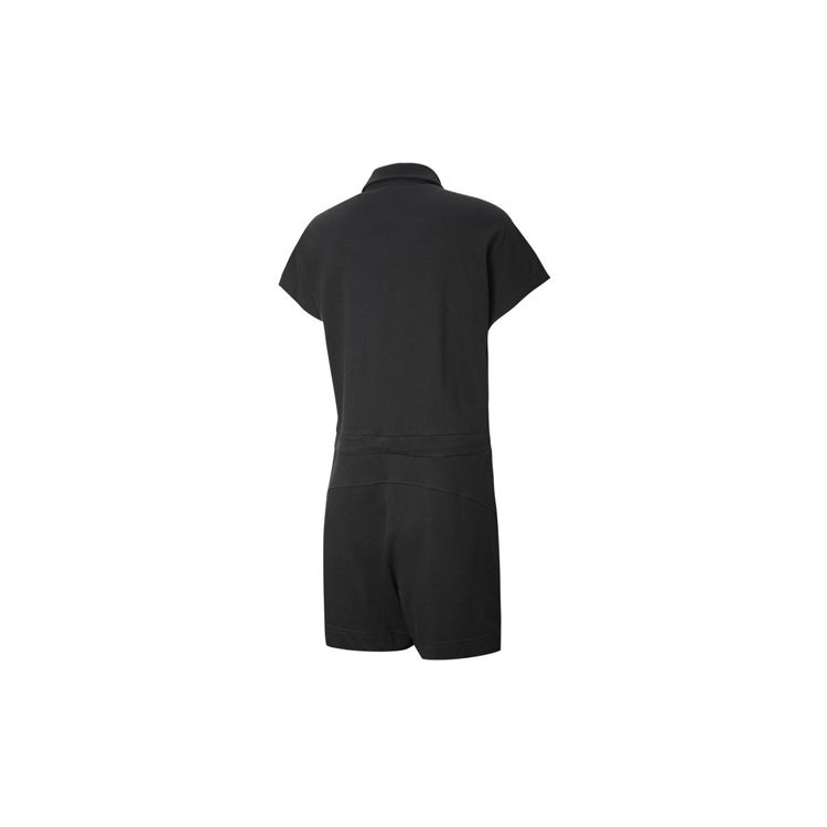 Puma Nu-Utility Jumpsuit Printed Casual Overall Women Jumpsuit Black 583862-01