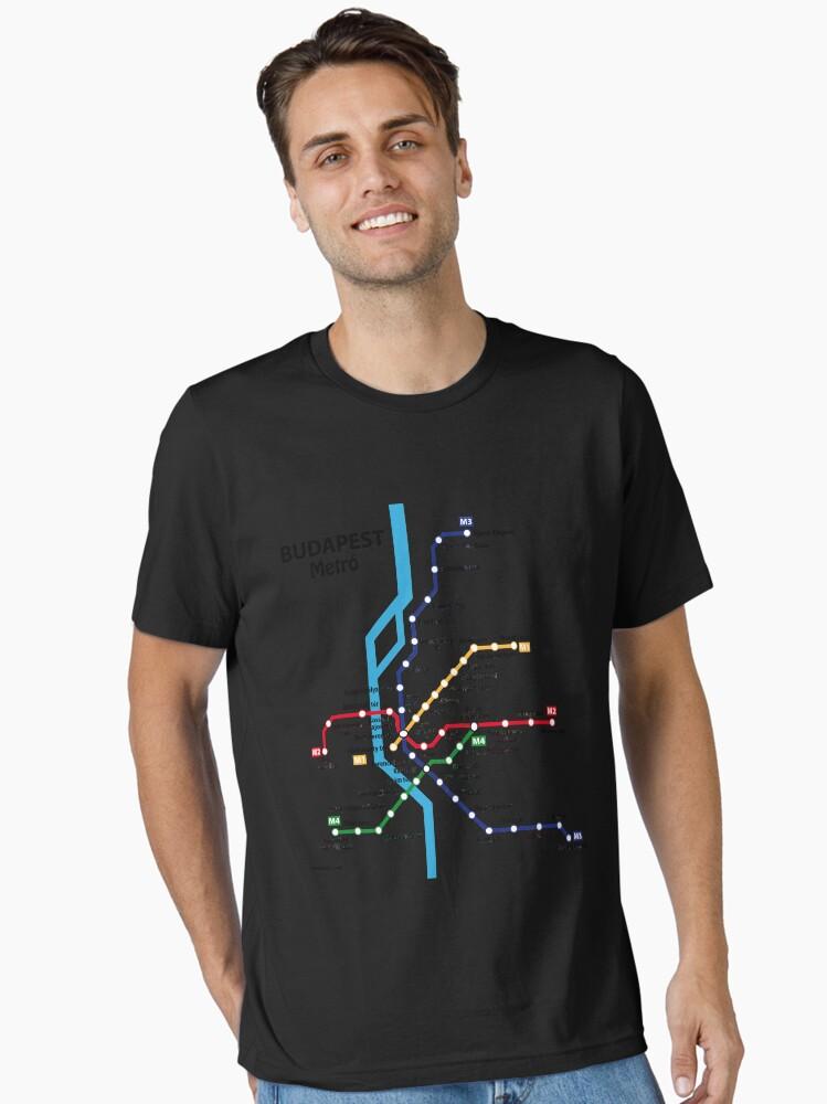 Metro BUDAPEST metro network Essential Unisex T-Shirt