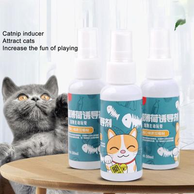 50ml Catnip Spray No Side Effect Relieve Stress Exclude Stray Hairs Pet