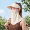 Running Sports Ice Silk Sun Protection Face Mask for Women, Outdoor Cycling Mask, Summer Outdoor UV Protection
