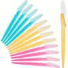 30 Pcs Eyebrow Razor For Women, Multipurpose Exfoliating Dermaplaning Tools And Facial Razor With Precision Cover,Safety Beauty