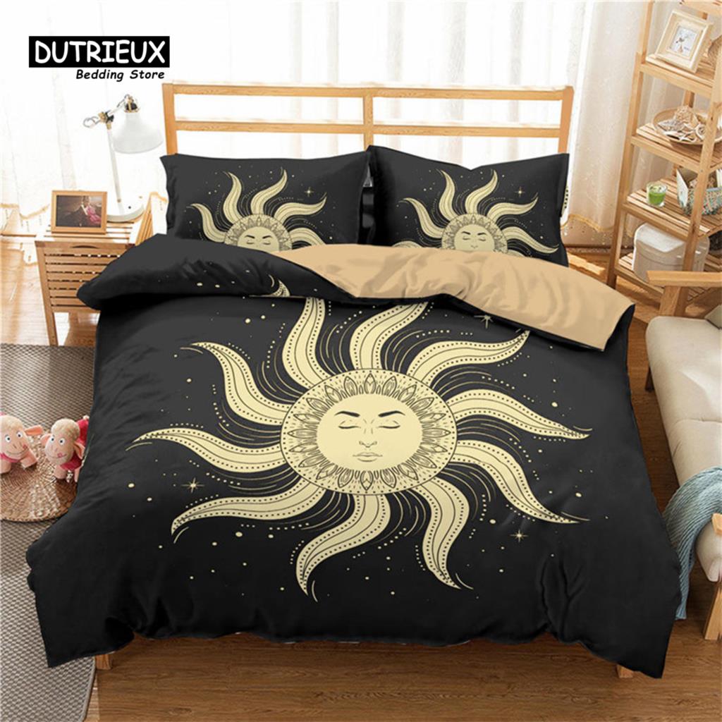 Comfortable Stylish Pattern Duvet Cover Set With Duvet Cover And Pillowcases King Queen Twin Sizes For Boys Girls And Kids