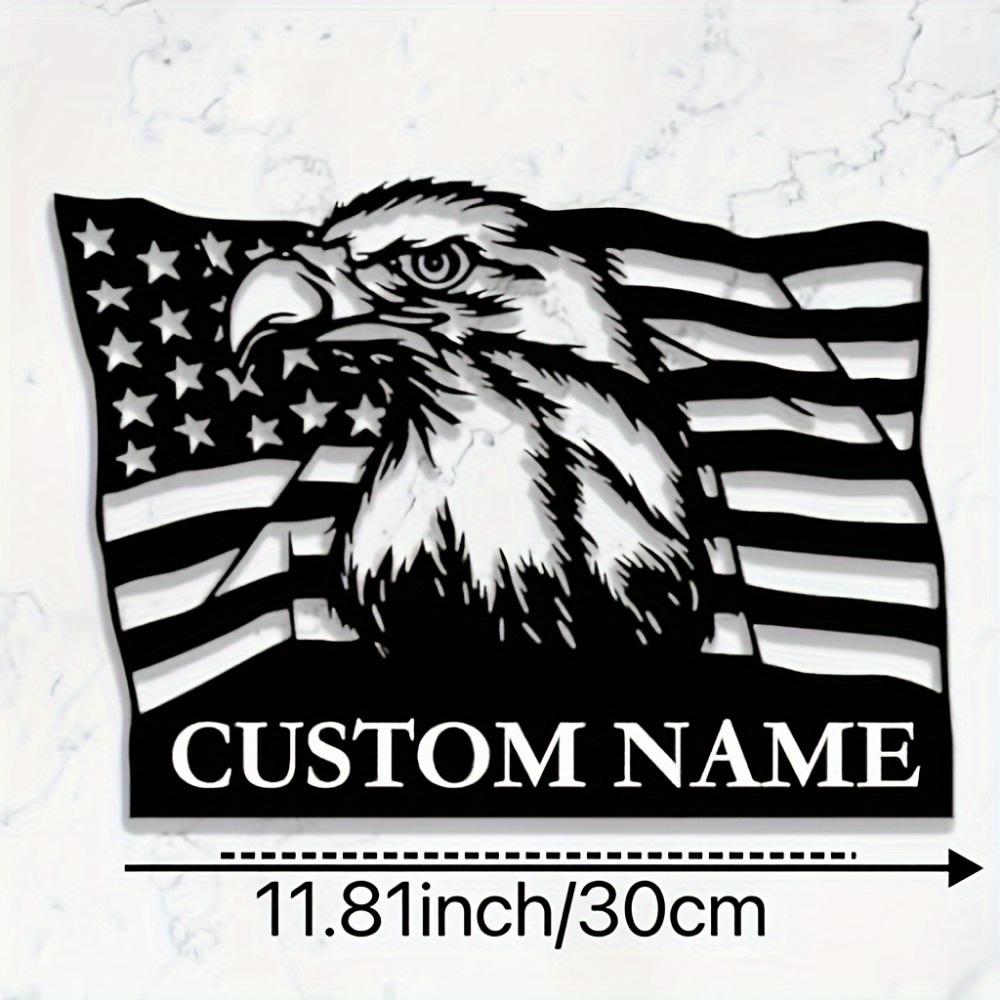 

Unique Handmade Custom Eagle Metal Sign Wall Art Bird Design Home Outdoor Decor Special Gift TYDZ004654