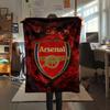 1PC Arsenal F Patterned Flannel Blanket Suitable For All Seasons for Home Decor Warmth and Comfort Gifts Holiday Present