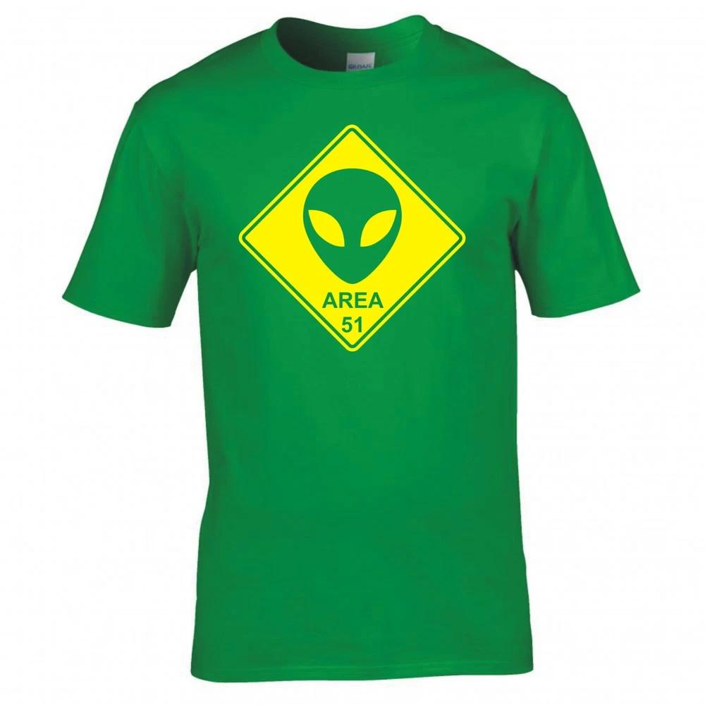 Funny Alien Area 51 Road Sign Tshirt