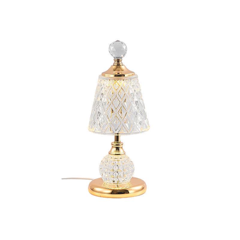 Luxury Crystal Touch Table Lamp for Bedroom - High-End Bedside Atmosphere Light