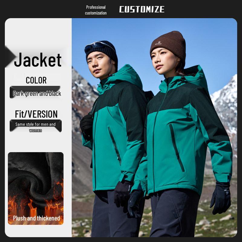 Men's Custom Logo Anti-Static Thickened Windproof Work Jacket for Autumn and Winter