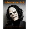 Black Long-Haired Skull Mask, Perfect for Holiday Parties, Halloween Pranks, Masquerade Balls, and Carnival Parties, Made of Latex