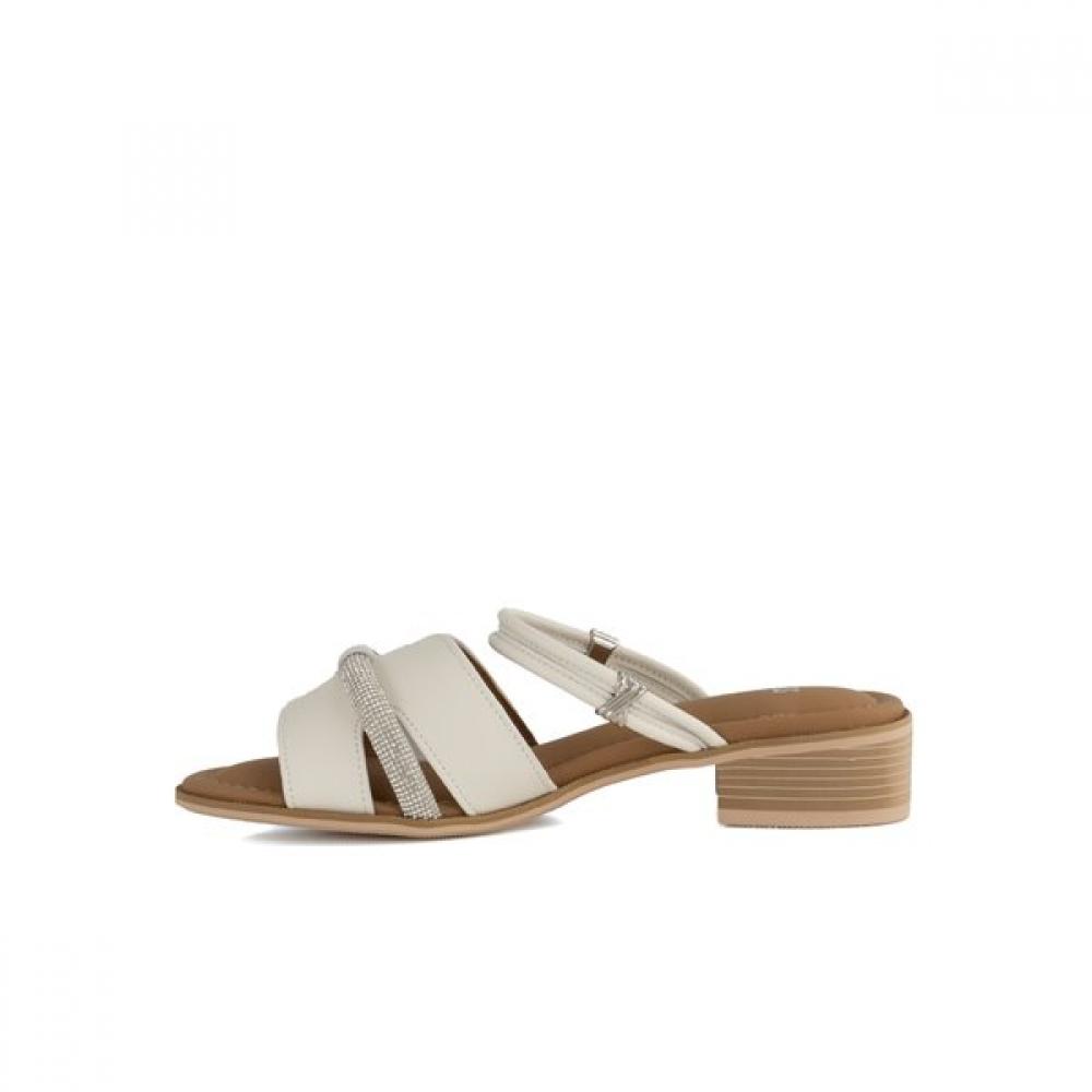 Daks Women 3cm Comfort Two Way Casual Sandals Ivory Drd602ls35