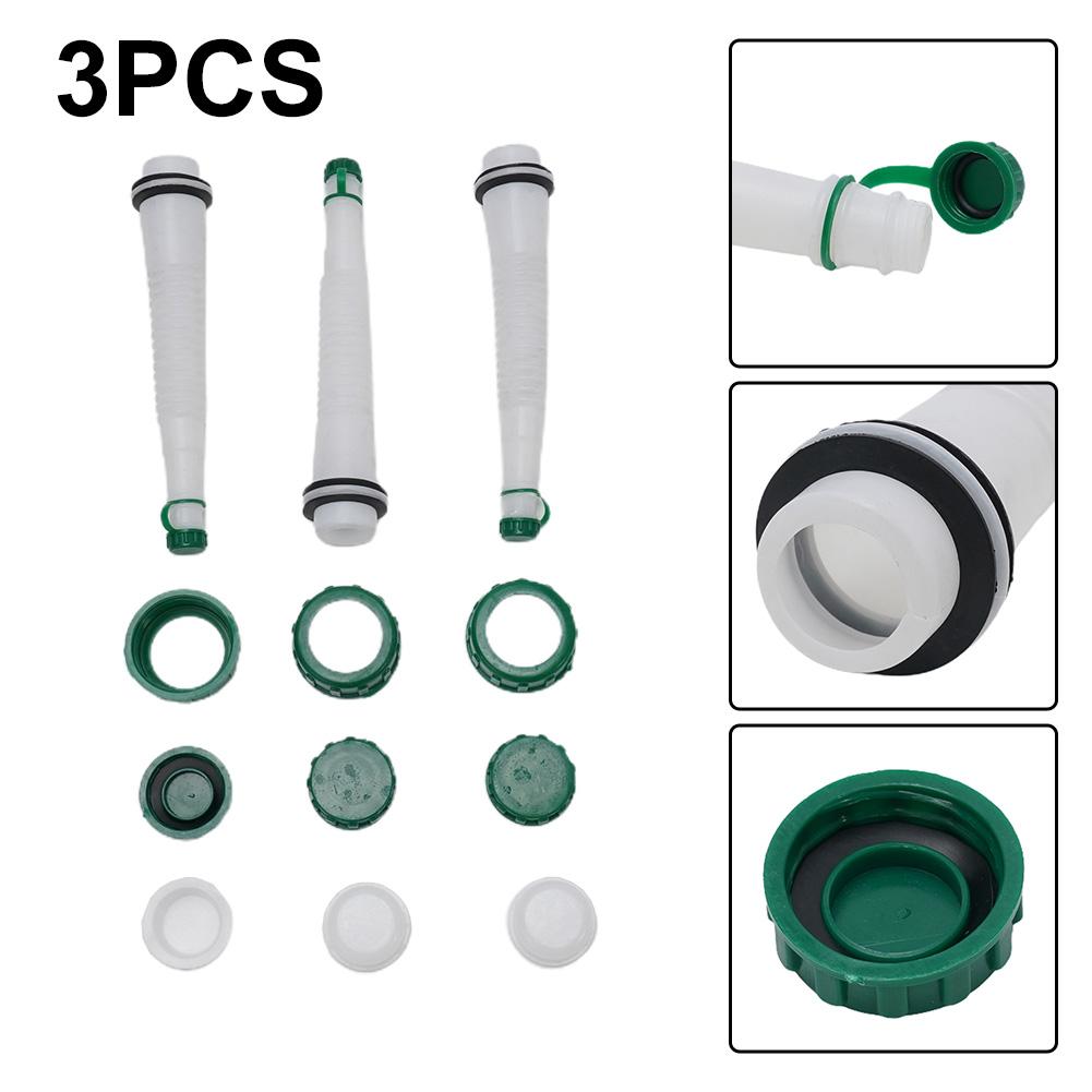 1set Gas Can Fuel Spout Cap Kit 1 Replacement Spout Nozzle Gasket Kit Exhaust Cap Industrial Parts Spout Tool