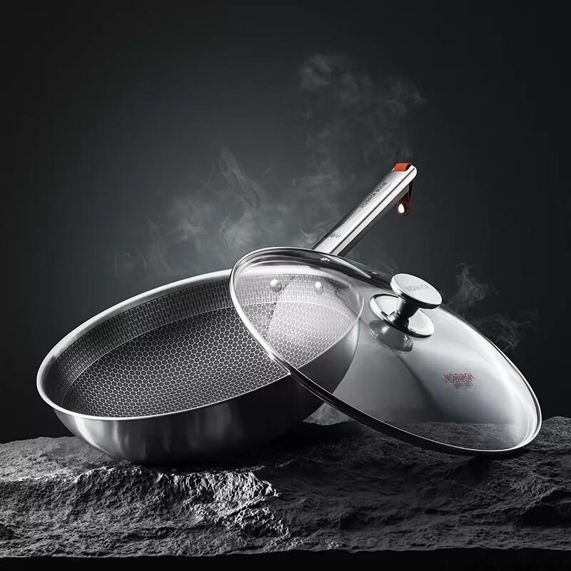 Kambach Kamaiwei 3-Layer Steel Honeycomb Wok