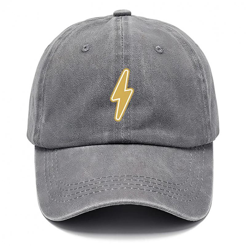 Pc Lightning Style Printed Hat Outdoor Style Hats for Women Baseball Hat for Men Baseball Caps Breathable Caps Adjustable