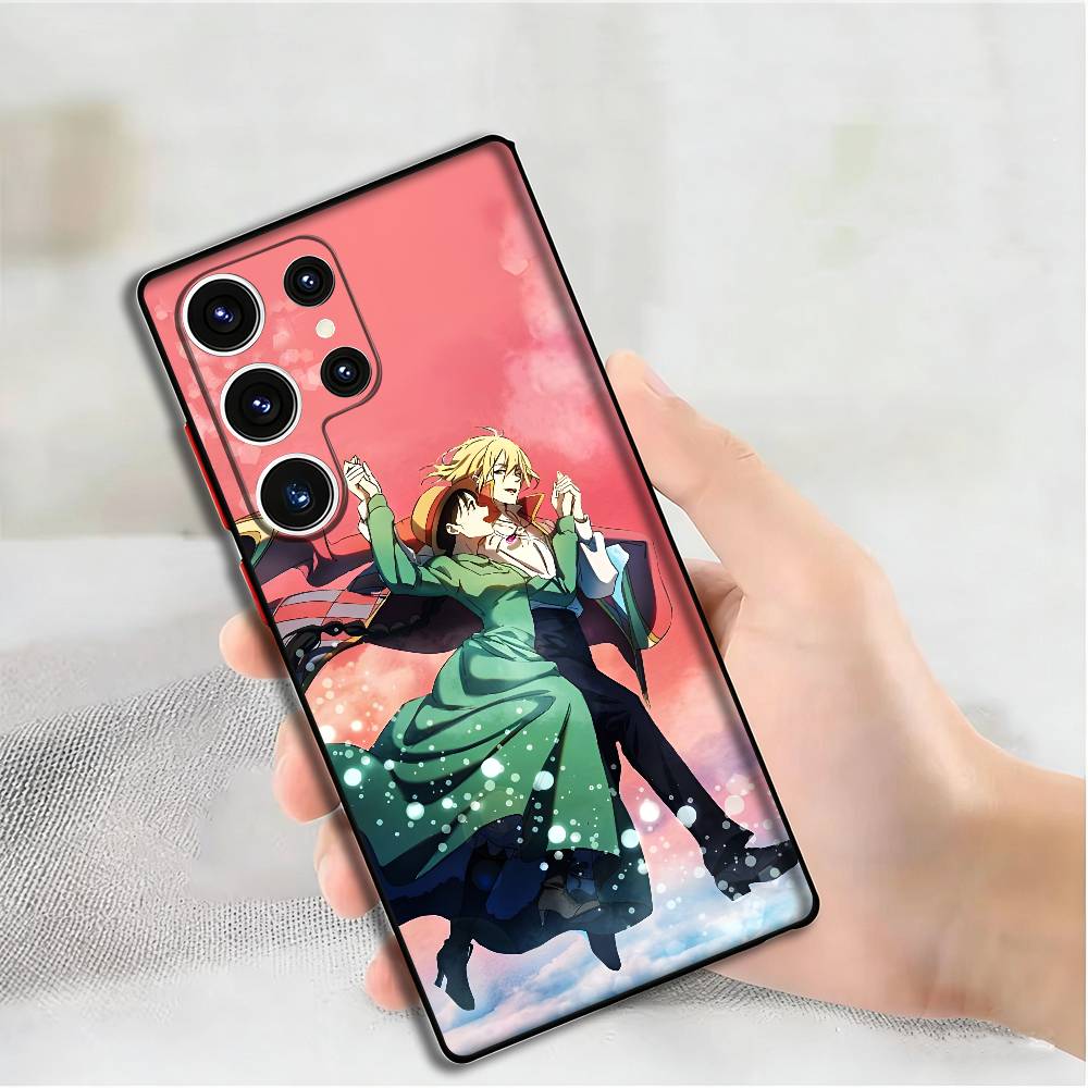 Anime S-Sophie H-Howl Phone Silicone Case for Samsung S24 22 20 23 21 20 Ultra Plus Lite 5G Print Cover