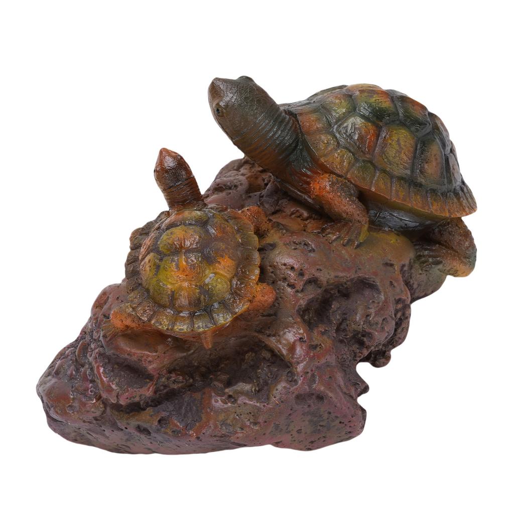 2 Tortoise Ornament Resin Tortoise Decoration Statue for Living Rooms Studies Offices