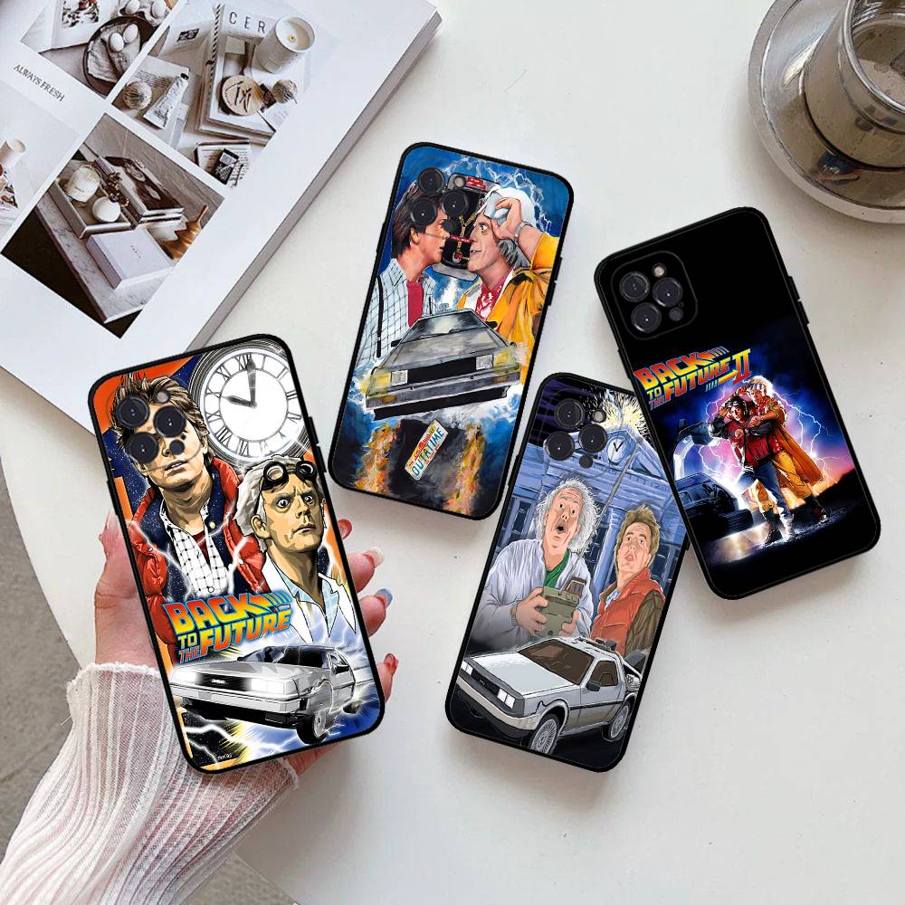 Back To The Future Phone Case For IPhone 16 17 Air 15 14 13 12 11 Pro Max 16E Plus Fundas