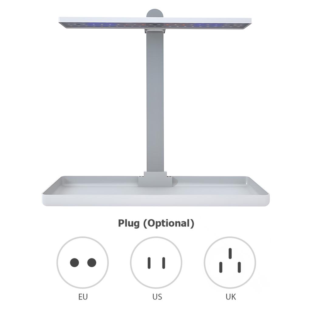 Desk Grow Lights for Indoor Plants Full Spectrum Desk LED Plant Light with 3/9/12H Auto Timer