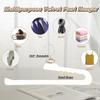 10PCS White Clothes Hanger Slim Design Velvet Hangers Trouser Hanger  Closet Organization
