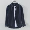 Camicia da Uomo Casual Bianca a Maniche Lunghe Traspirante in Lino - Vestibilità Slim, Leggera, Resistente ai Raggi UV