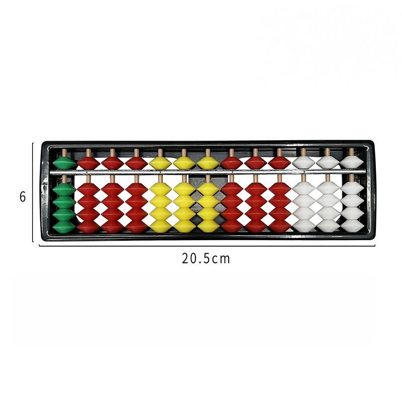 13 Digits Abacus Counting Tool Soroban Arithmetic Column Classic Calculator for Student Learning Practice