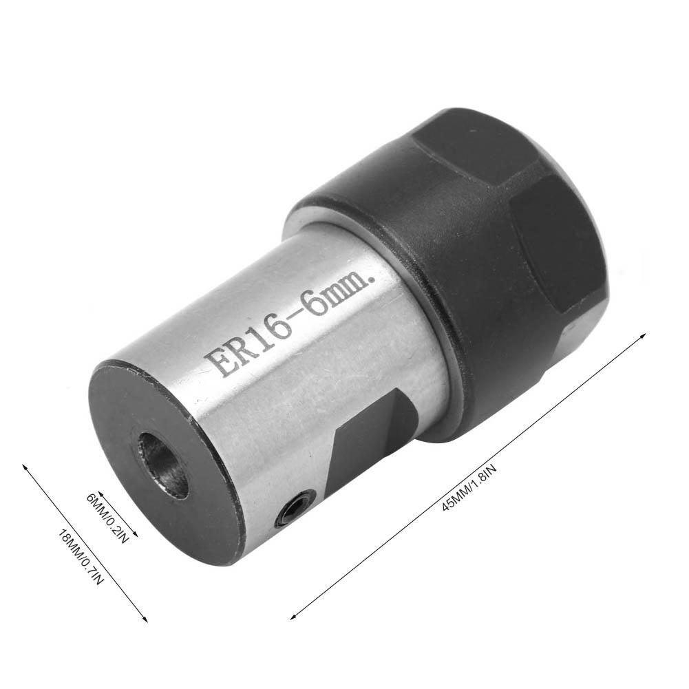 C20- 16-40L Collet Block Chuck Collet Hold Spindle Motor Shaft Clamping Tool Bar (6mm)