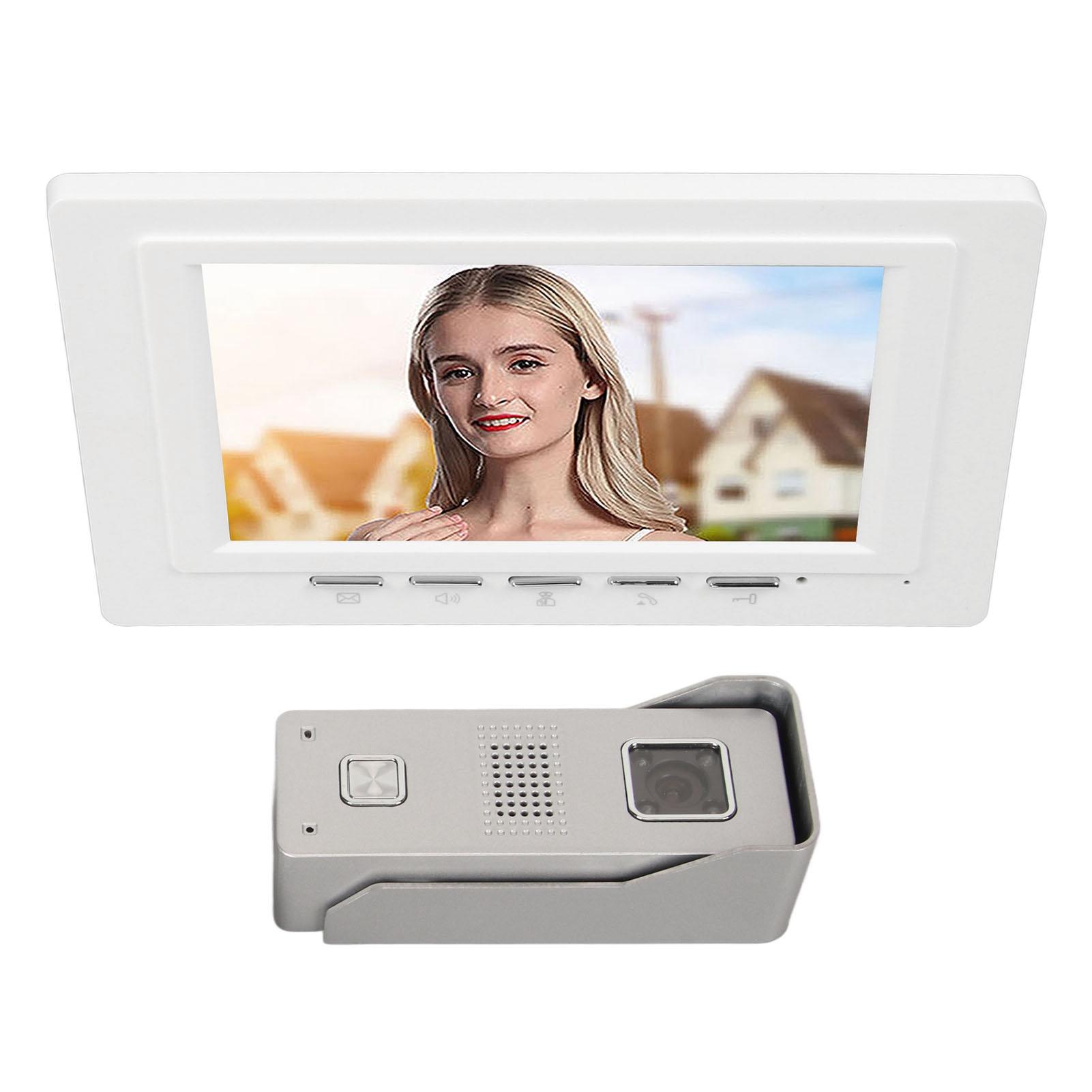 

Doorbell Intercom System 7in Screen Night Rainproof for Home ment