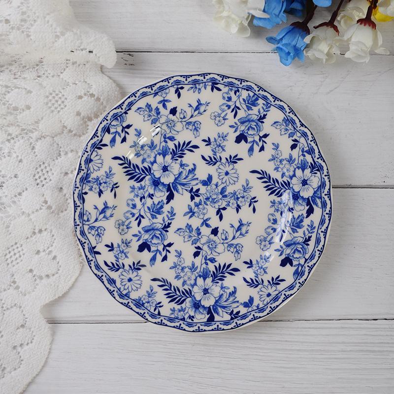 

Сине-белый западный обеденный набор Cerc суповая миска сахарница тарелка для стейка скандинавский стиль круглый форма для обезьяны для взрослых дивар