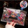 Disposable Rubber Hair Bands for Girls and Babies, Strong Grip, Gentle On Hair, Colorful Hair Accessories.