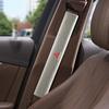 2PCS Suede Car Seat Belt Protection Cover for Mitsubishi Ralliart ASX OTO Lancer9 Colt V33 Cordia Pajero Outlander Eclipse UYE2