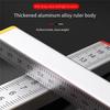 AEE2-2PC Woodworking Equal Height Ruler Positioning Horizontal Elevation Ruler Double-Sided Scale  Tile Special Tool