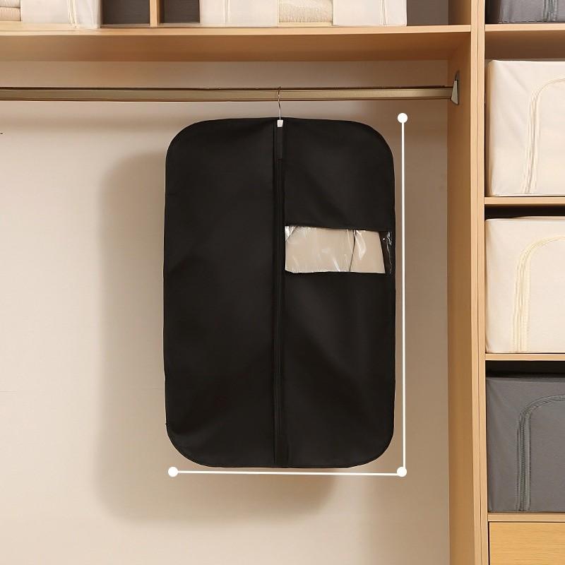 Clothing Dust Cover With Nonwoven Fabric For Wardrobe Protection And Dust Prevention