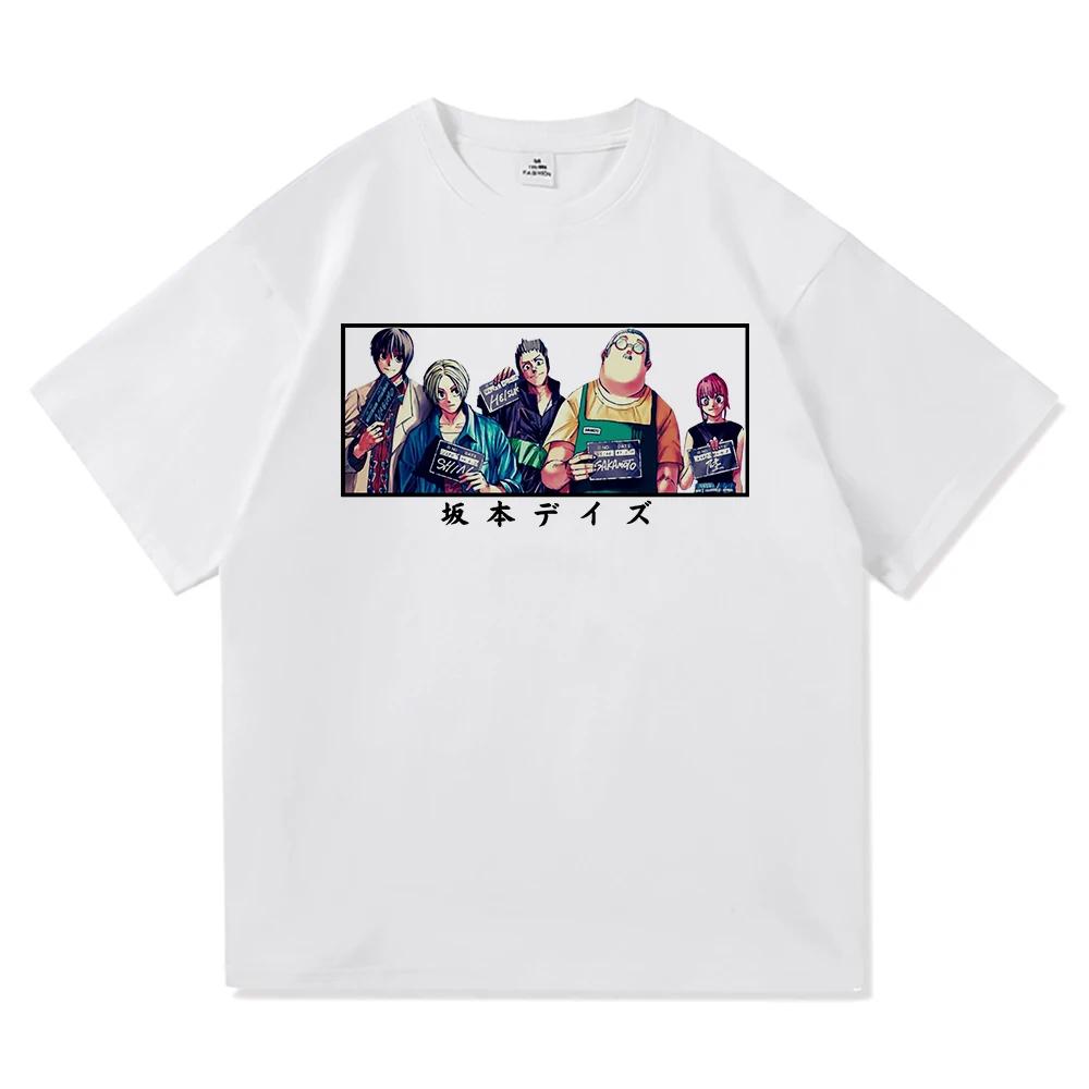 Summer 100% Cotton Comfortable Men's T-shirt Japanese Anime Pattern T-shirt Outdoor Leisure Loose Street T-shirt