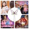 Fairy Wings Adult Fairy Costume With Vines Women's Costume For Pride Festival Cosplay Party Holiday Garden Makeup Christmas