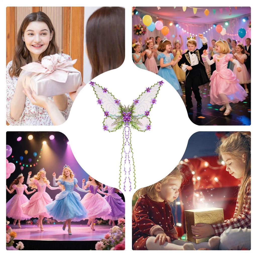 Fairy Wings Adult Fairy Costume With Vines Women's Costume For Pride Festival Cosplay Party Holiday Garden Makeup Christmas