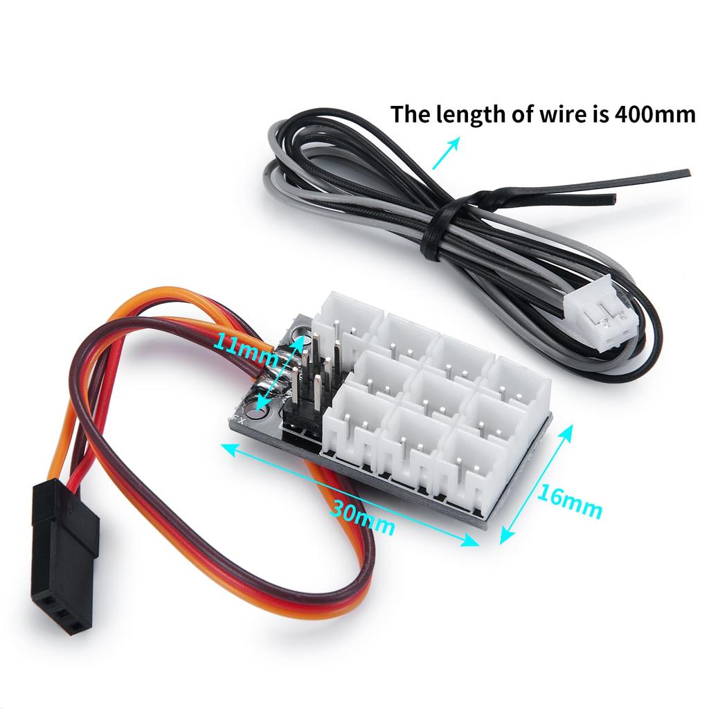 TRZX PH2.0 Expansion Module Light System Expansion Board for Tamiya 1/14 RC Trailer Truck