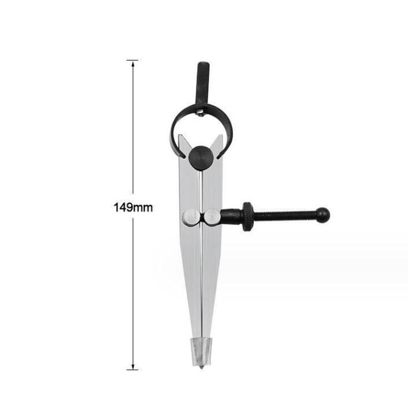 Quick Adjustment of Leather Spacing Gauge, Metal Drawing Gauge, Edge Marker, Edge Press, Leather Art Marking Tool