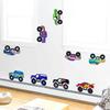 Cute Cartoon Vehicle Wall Sticker Children's Bedroom Background Decorative Sticker
