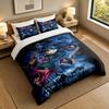 Conjunto de Roupa de Cama 3 PeçasSexta-Feira 13 Jason Voorhees Lençol Macio e Duas Fronhas Decoração de Quarto de Casa
