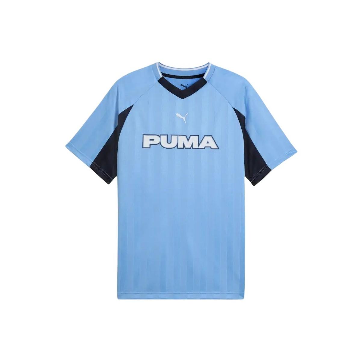 

Puma Удобная Повседневная Футболка с V-образным вырезом и короткими рукавами для футбола Мужские Топы 634531-57 S