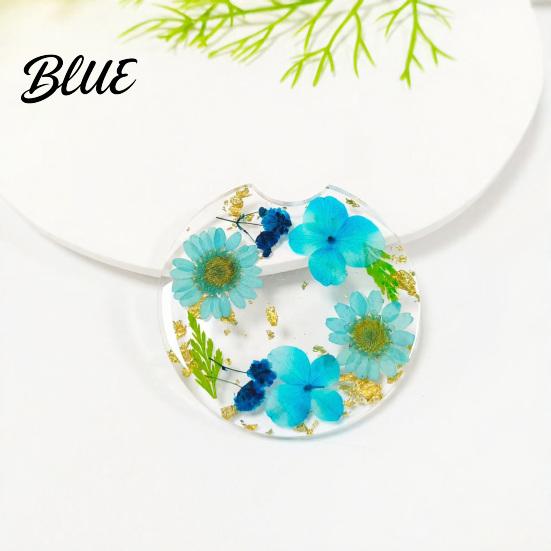 Mirror Polished Coaster Car Coaster Durable Resin Flower Drink Takeaway Cup Coffee Holder