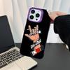 BJJ Brazilian Jiu Jitsu Pour iPhone 17,16,15,14,13,12,11,Mini,Pro,E,SE4,XS,MAX Violet Anti-choc Bonbon Mat