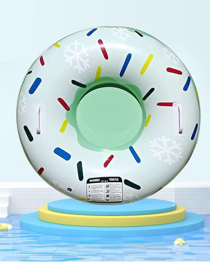 Inflatable Cold-Resistant Snow Tube for Kids - Anti-Rollover Design