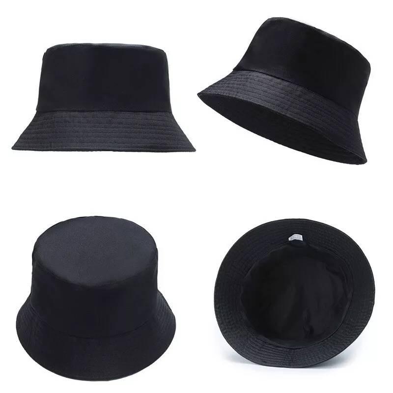 Trendy Short-brimmed Fisherman Hat In Black White Red And Orange For Outdoor Activities