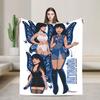 Butterfly Aitana  Plush Blanket Kids Adult  Flannel Throw Blanket For Bedroom Soft Warm Custom Quality Bedspread Gift