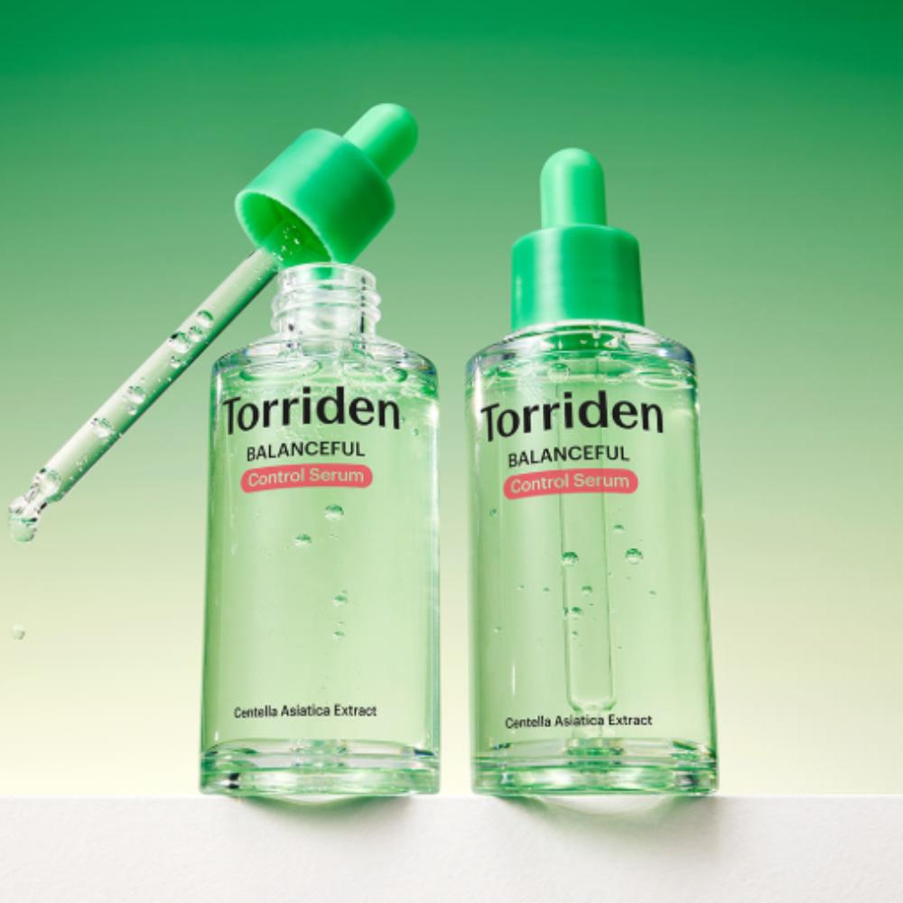 Toriden Balanceful Cica Control Serum Duo 50ml × 2 – Soothing & Oil-Balancing Serum for Sensitive Skin