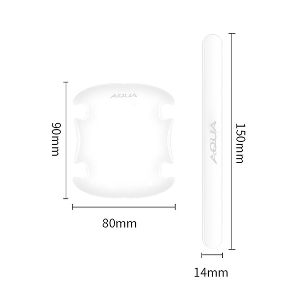 InnoWave AQUA Door Handle Protector, Set of 8, April 2018 To Present AQUA All