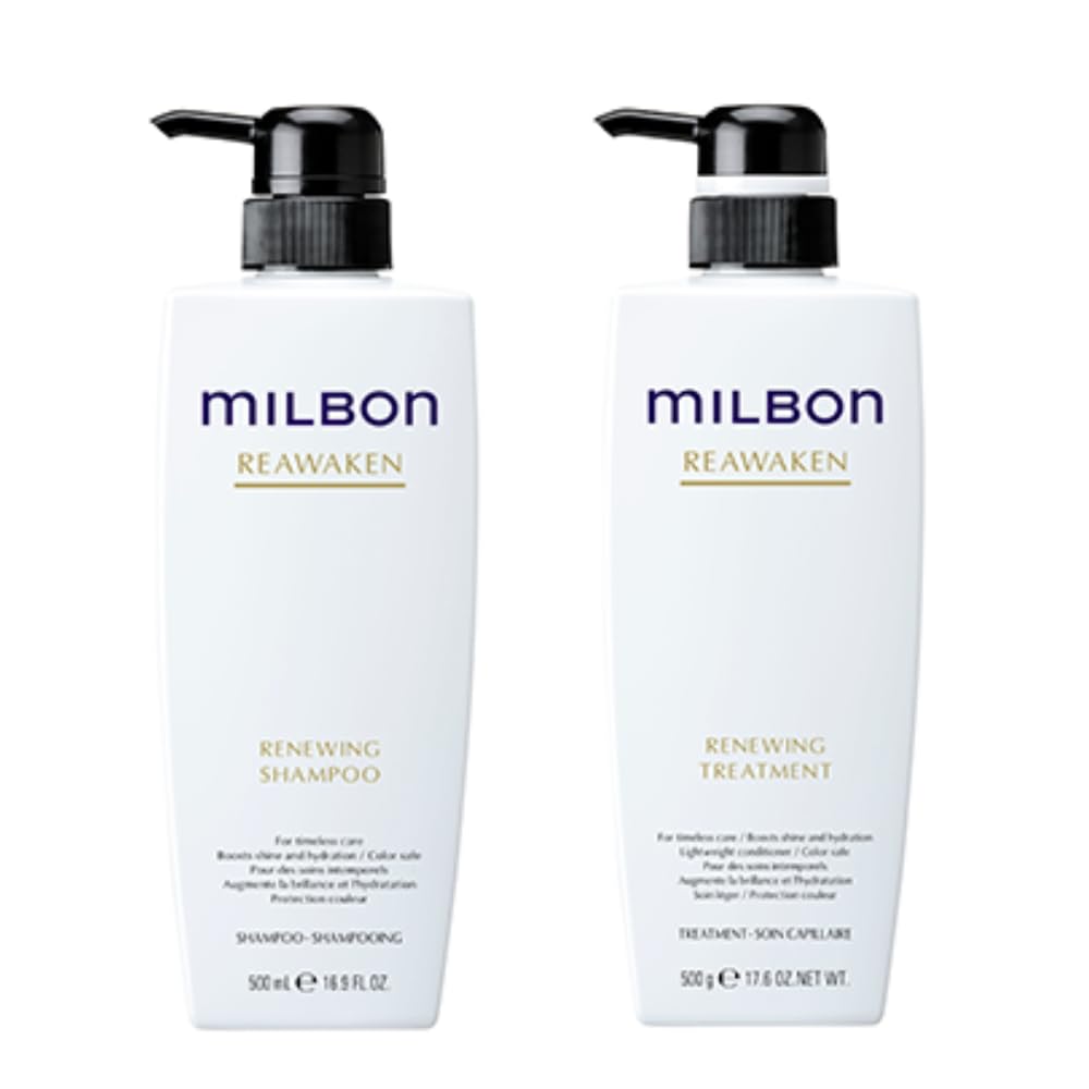 

Global Milbon Reawaken Восстанавливающий шампунь 500 мл Лечение 500 г Набор и