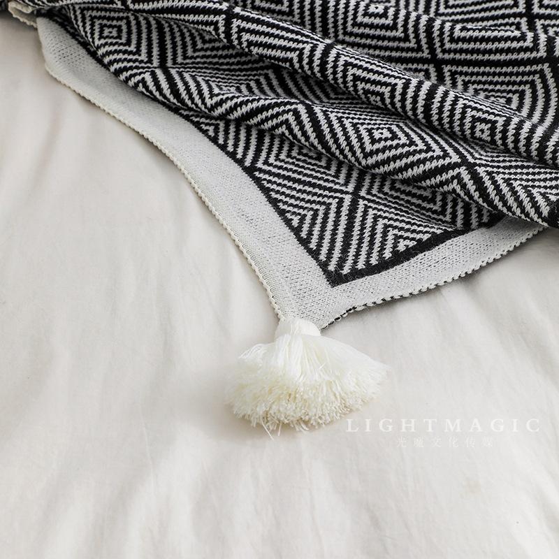 Bohemian Sofa Blanket Blanket Knitted Blanket Covered Quilt Air Conditioning Blanket Bedside Blanket Office Nap Blanket