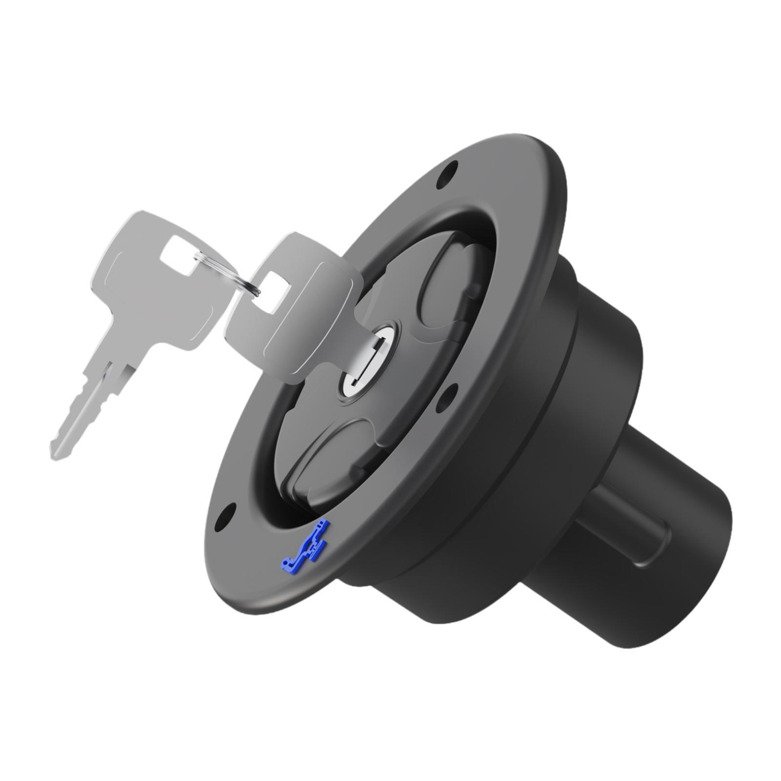 

RV Gravitation Waters Fill Cap Hatches Inlet Exhaust Hole Design Dustproof Lockable Waters Filler Cap for Caravans чёрный
