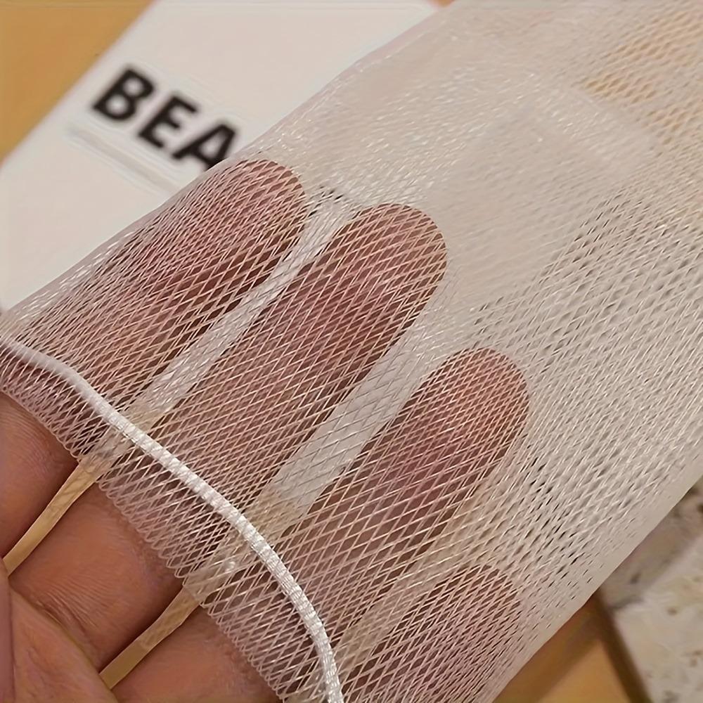 10/20pcs Soap Bubble Net Bags, Facial Cleanser Foam Net Soap Bags, Soap Net Bags, Storage Bags with Drawstring Rack