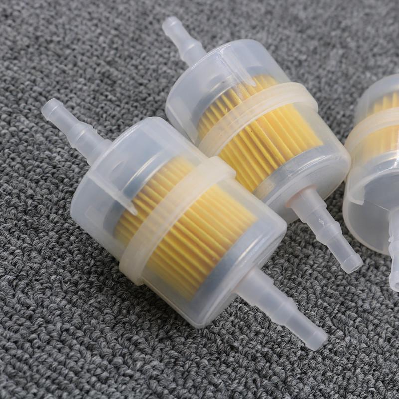 Universal Large Motorcycle Oil and Gasoline Filter (6mm/8mm) for Off-Road Vehicles, Beach Buggies, and ATVs